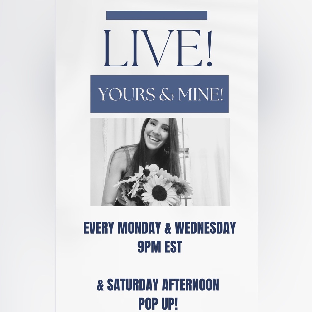 ⭐️LIKE THIS LISTING TO GET NOTIFIED WHEN I GO LIVE!!!